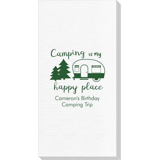Camping Is My Happy Place Deville Guest Towels